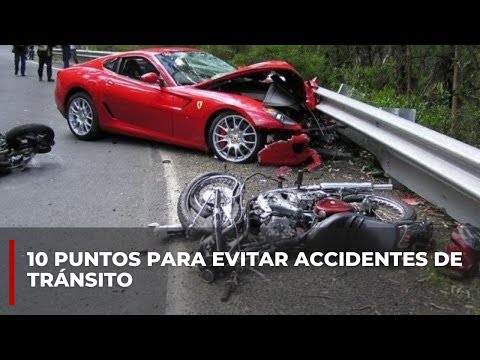 10 puntos para evitar accidentes de tránsito