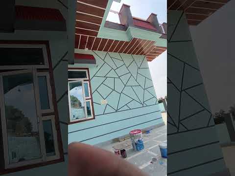 wall painting final side#trendingvideo #artwall #wallpainting #wallcoverings #homedecor #art #paperw