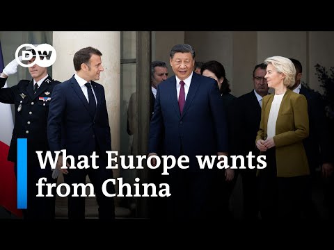France, China talks focus on trade tensions, Gaza and Ukraine | DW News