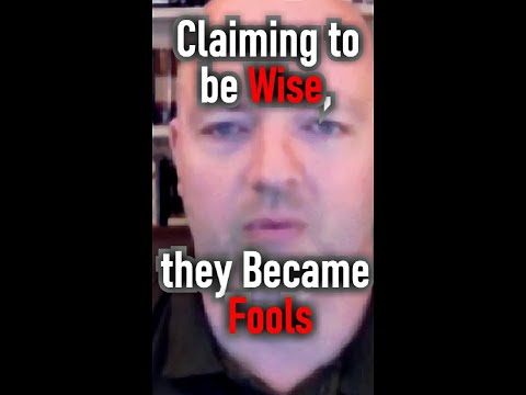 Claiming to be Wise, they Became Fools - Pastor Patrick Hines #shorts (Romans 1:18-32)