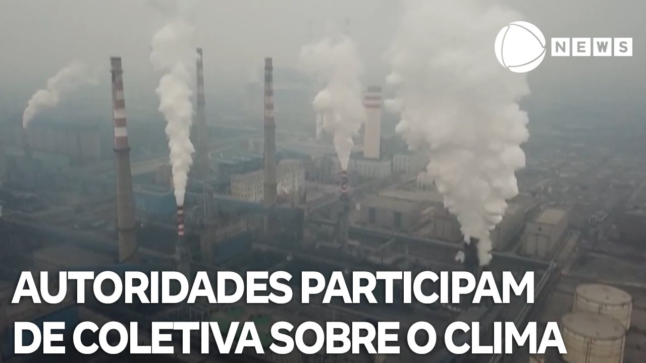 Autoridades participam de coletiva sobre cúpula do clima