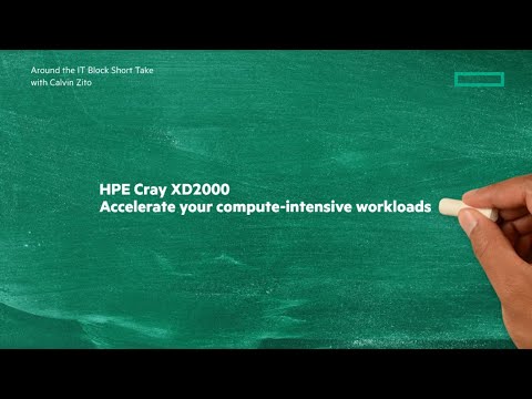 HPE Cray XD2000 | Short Take