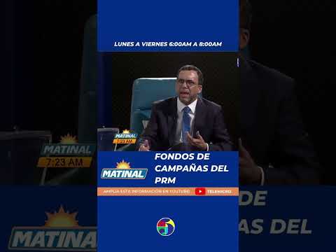 Andrés Navarro "Revela que los fondos de campañas del (PRM) están ligados al narcotráfico"