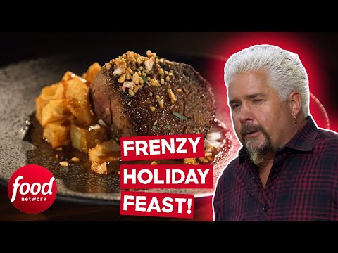 Guy Fieri's Gingerbread House Holiday Showdown! | Guy's Grocery Games