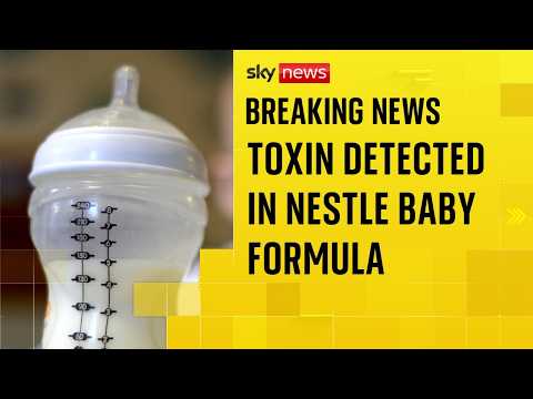 Toxin that can cause vomiting and diarrhoea found in batches of baby formula