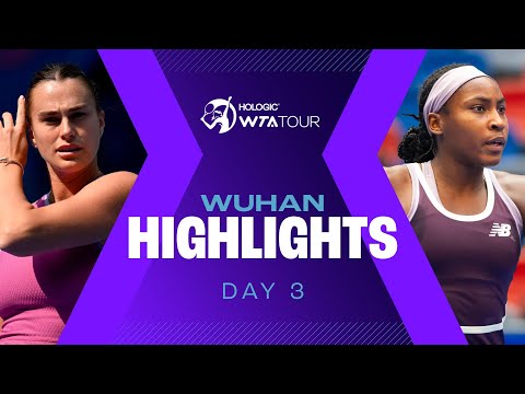 Andreeva Sisters Faceoff & Gauff features on Day 3 of Wuhan 2024 | WTA Match Highlights