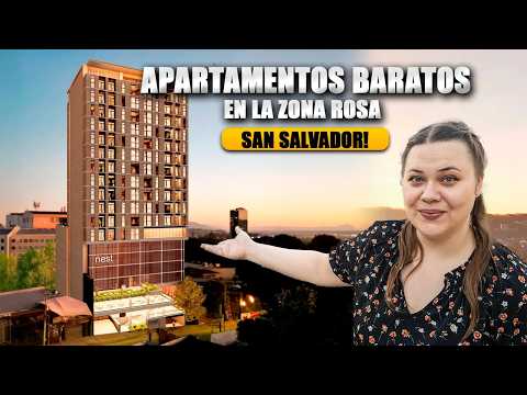 ¿Vivir en LA ZONA ROSA por este precio? 🇸🇻 Apartamentos Baratos en El Salvador.