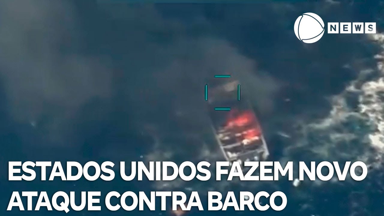 Estados Unidos fazem novo ataque contra barco no Pacífico  TV Online Estados Unidos fazem novo ataque contra barco no Pacífico