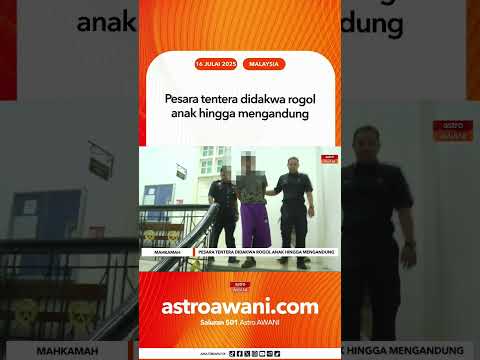 Pesara tentera didakwa rogol anak hingga mengandung