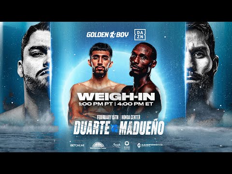 Oscar Duarte vs. Miguel Madueño | WEIGH-IN