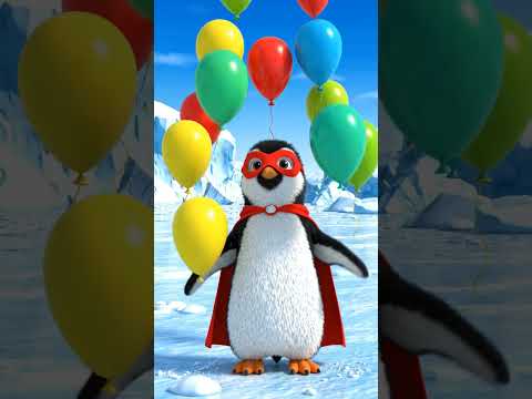 penguin 🐧 balloon 🎈💭 #funny #comedy #baby #babygirl #babyshorts