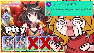 Kaela's Kitasan Black gacha attempt is looking grim【Umamusume: Pretty 