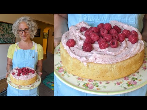 Lemon Cake W/ Raspberry-Cream Cheese Frosting | Curb Your Sweet Tooth | Everyday Food W/ Sarah Carey