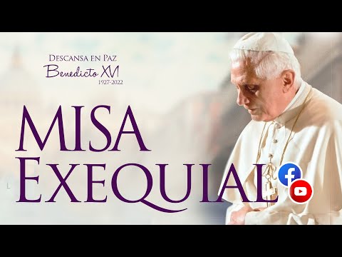 Misa de Exequias papa Benedicto XVI.  Vicario General Fernán Llano. Arquidiocesis de Manizales