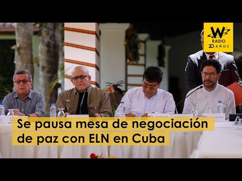 Se pausa la mesa de negociación de paz con ELN en Cuba