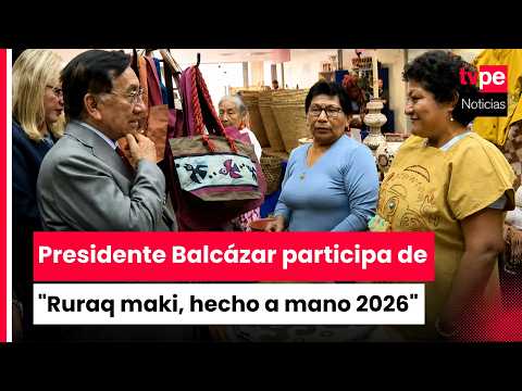 Inauguración de la exposición "Ruraq maki, hecho a mano 2026"