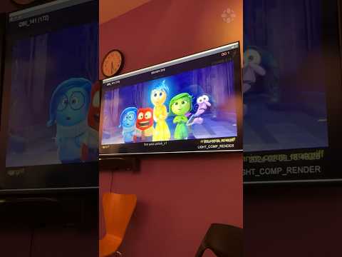 Actual Pixar animation “polish” session for Inside Out 2! #disney #pixar #insideout2 #animation