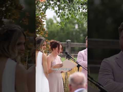 They turned three guests into part of their ceremony without them knowing 🥹💕