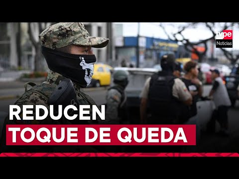 Ecuador reduce toque de queda tras disminución de homicidios