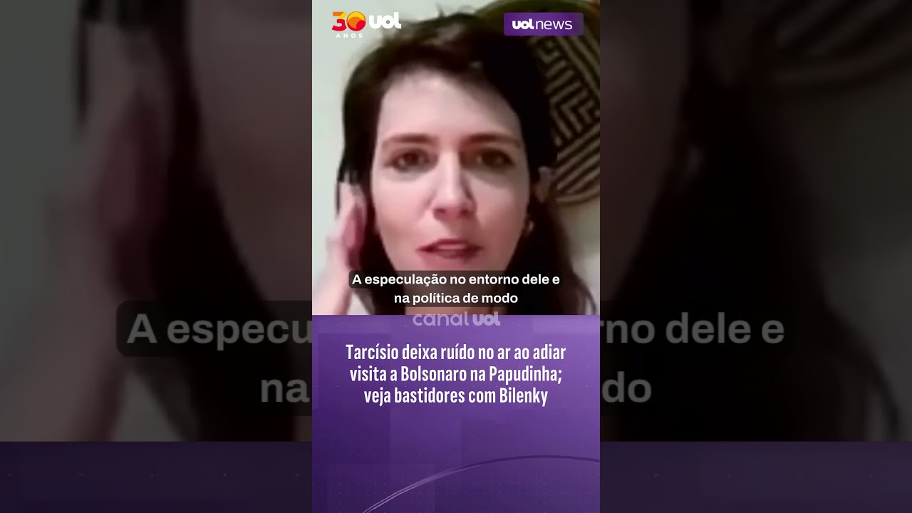 Tarcísio deixa ruído no ar ao adiar visita a Bolsonaro na Papudinha; veja bastidores com Bilenky