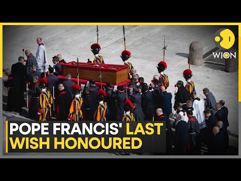 Pope Francis' Coffin Carried Into St. Peter's Square Amid Tears & Applause | World News | WION