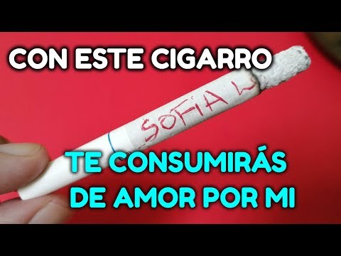 AMARRE SOLO CON CIGARRO PARA QUE TE BUSQUE Y TE PIENSE EN 24 HORAS