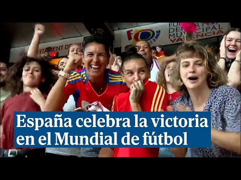 Así ha celebrado toda España la victoria de la selección femenina de fútbol ante Inglaterra
