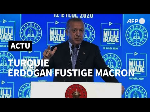 Le président turc Recep Tayyip Erdogan s'en prend directement à Emmanuel Macron | AFP