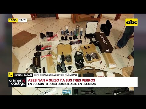 Asesinan a un suizo y a sus tres perros en Escobar