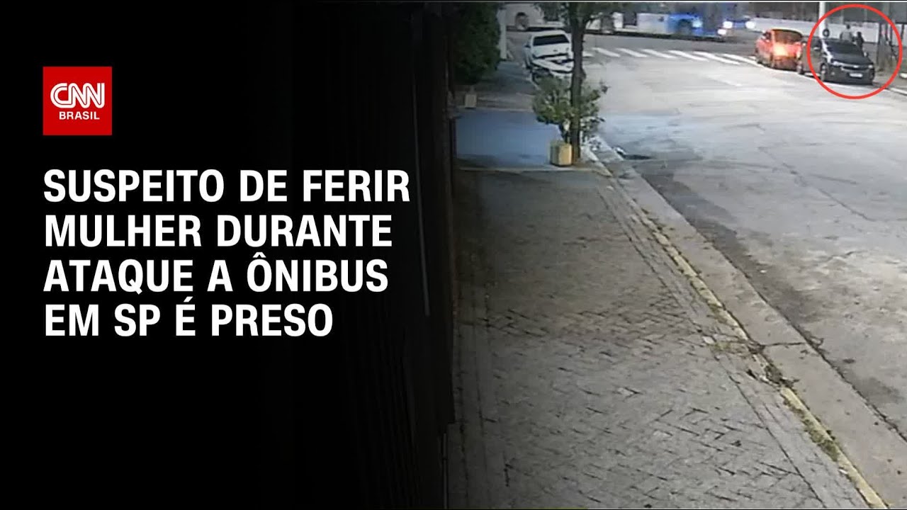 SP Suspeito de ferir mulher durante ataque a ônibus é preso | CNN 360º