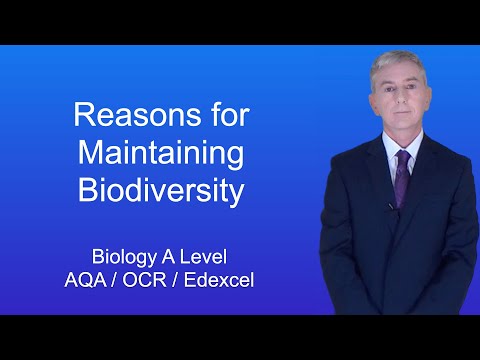 A Level Biology Revision “Reasons for Maintaining Biodiversity”