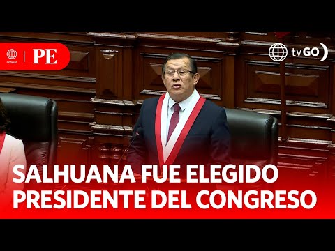 Eduardo Salhuana fue elegido presidente del Congreso | Primera Edición | Noticias Perú