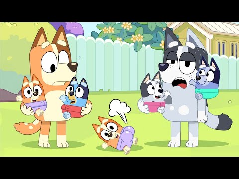 Bluey and Muffin Funny Stories! - Bluey Funny Animation