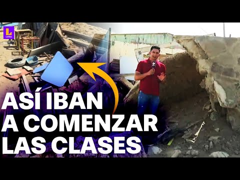 Padres toman colegio de Ventanilla para protestar: Iban a iniciar clases con escuela destruida