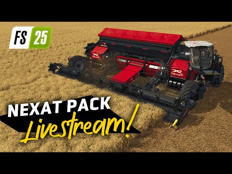 NEXAT Pack Livestream - Farming Simulator 25 | Showcase, Interview, Giveaways and more