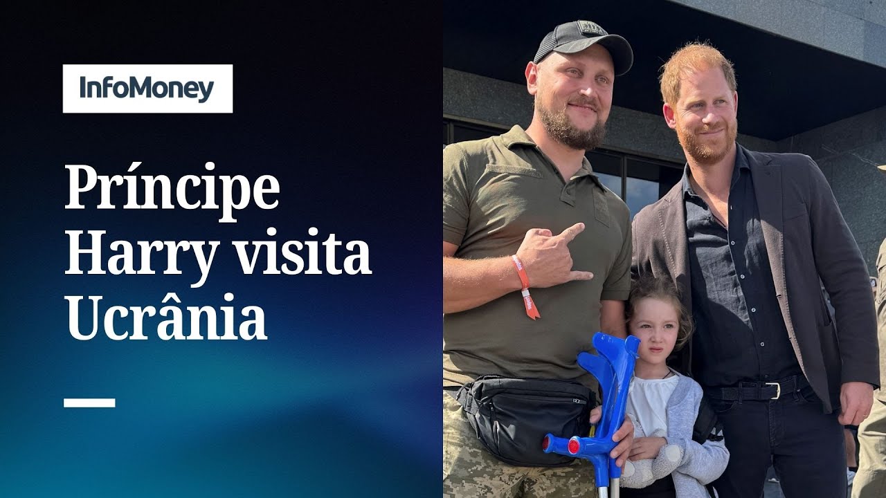 Harry visita Ucrânia para apoiar reabilitação de soldados feridos na guerra | InfoMoney News