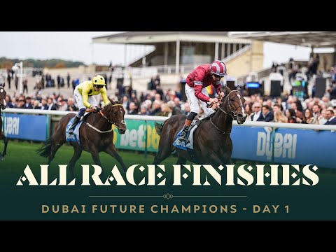 All race finishes from day one of the Dubai Future Champions Festival at Newmarket racecourse