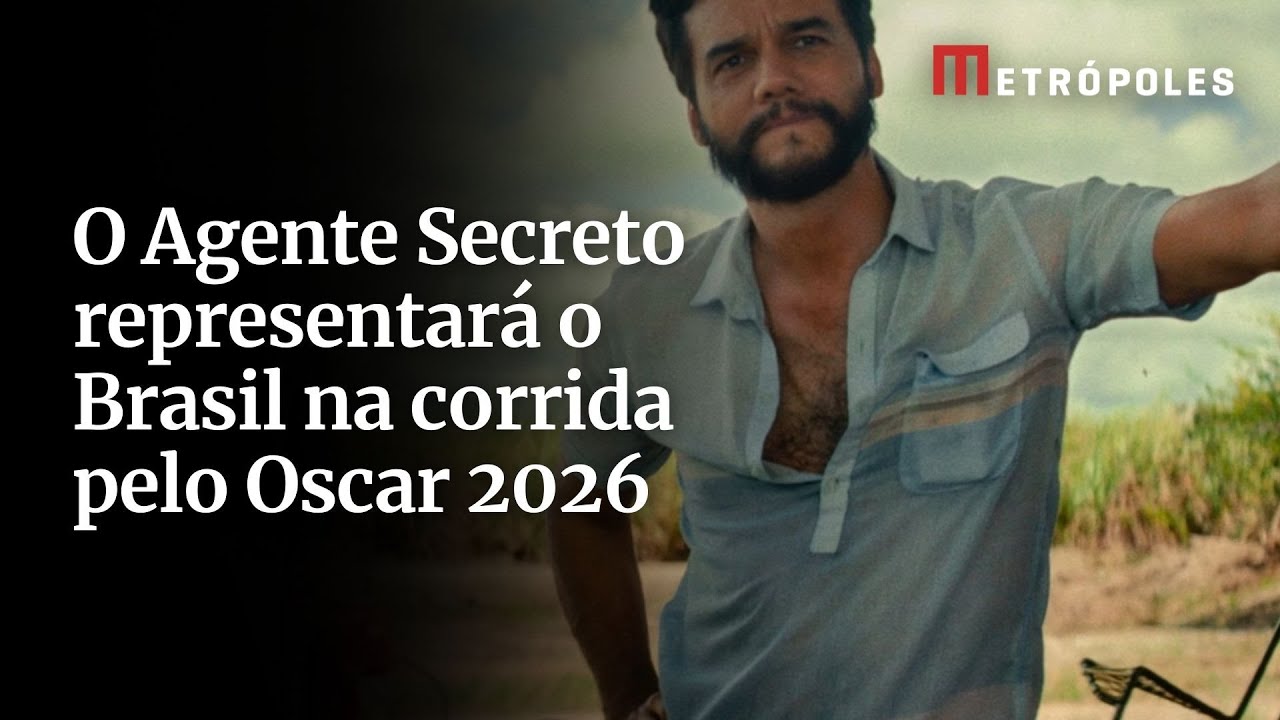 O Agente Secreto representará o Brasil na corrida pelo Oscar 2026