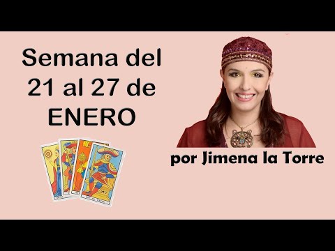 #semana del 21 al 27 de #enero #predicciones #tarot #jimenalatorre