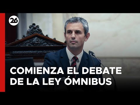 ARGENTINA - EN VIVO | Comienza el debate de la Ley Ómnibus