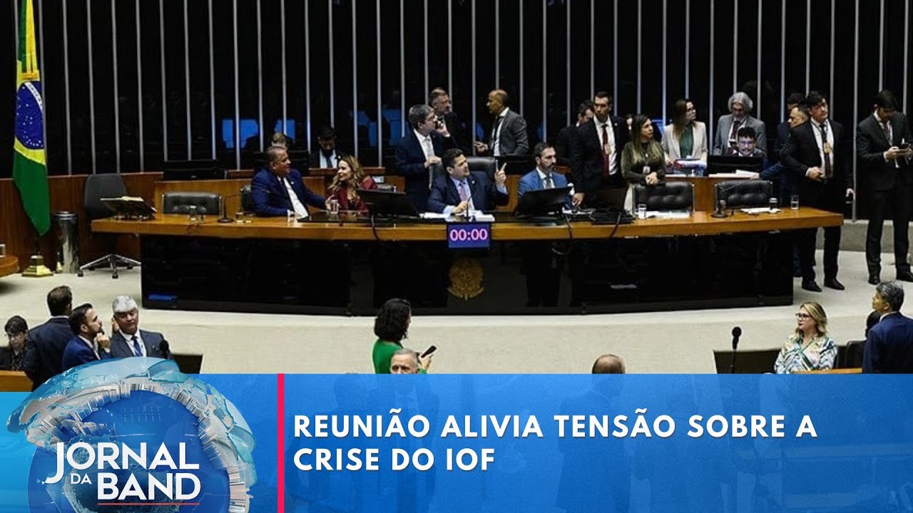 Reunião alivia tensão sobre a crise do IOF | Jornal da Band