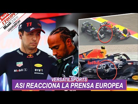 ASI REACCIONA PRENSA EUROPEA a PELEA CHECO PEREZ vs HAMILTON SPRINT GRAN PREMIO FORMULA 1 BELGICA