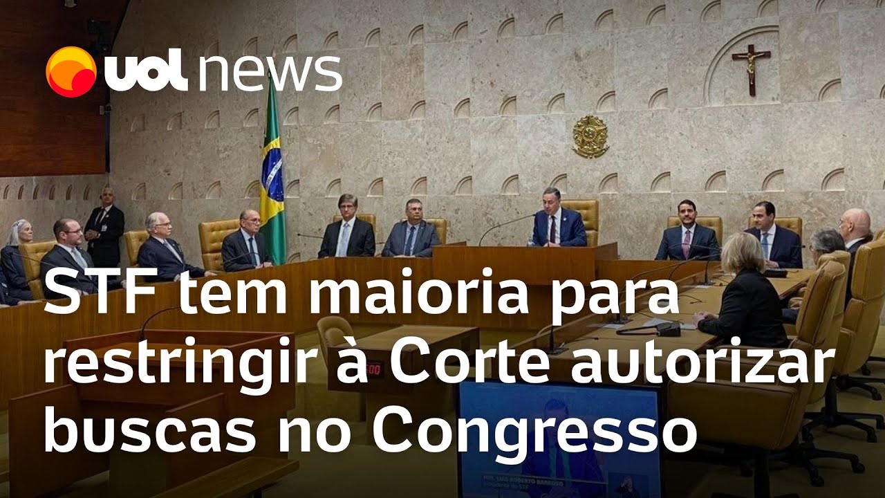 STF tem maioria para restringir à Corte autorização de buscas no Congresso