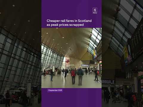 Cheaper rail fares in Scotland as peak prices scrapped