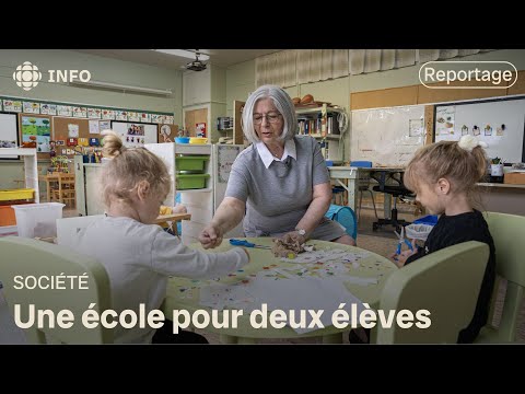 Une école de la Haute-Mauricie revit grâce à des Français