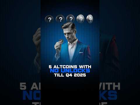 5 Altcoins With ZERO Unlocks Till Q4 2025