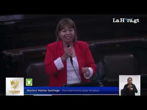 Diputada de la UNE Marleni Matías: los políticos somos sinvergüenzas