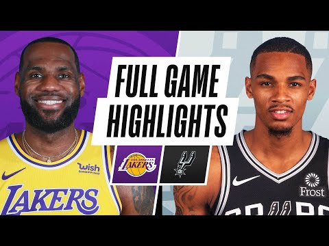 LAKERS at SPURS | FULL GAME HIGHLIGHTS | December 30, 2020