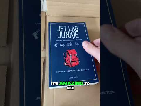 #Unboxing 'Jet Lag Junkie' Revealing the Final Paperback Version! #booklaunch #bookrelease #memoir