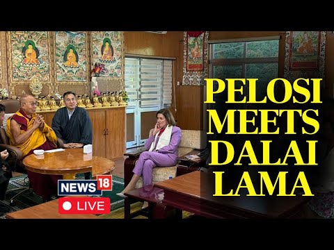 Nancy Pelosi Meets Dalai Lama In India As U.S Seeks To Pressure China Over Tibet | News Live N18L